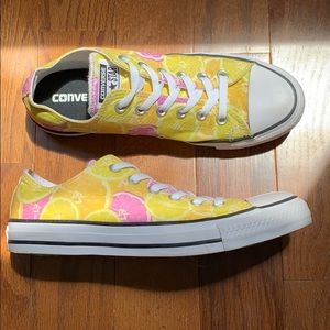 Fun Citrus Converse Low Tops
